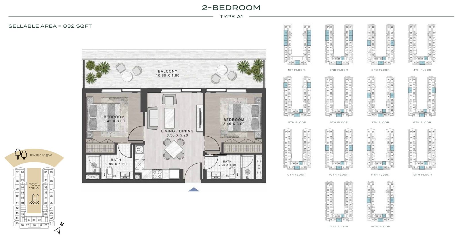 2 Bedroom