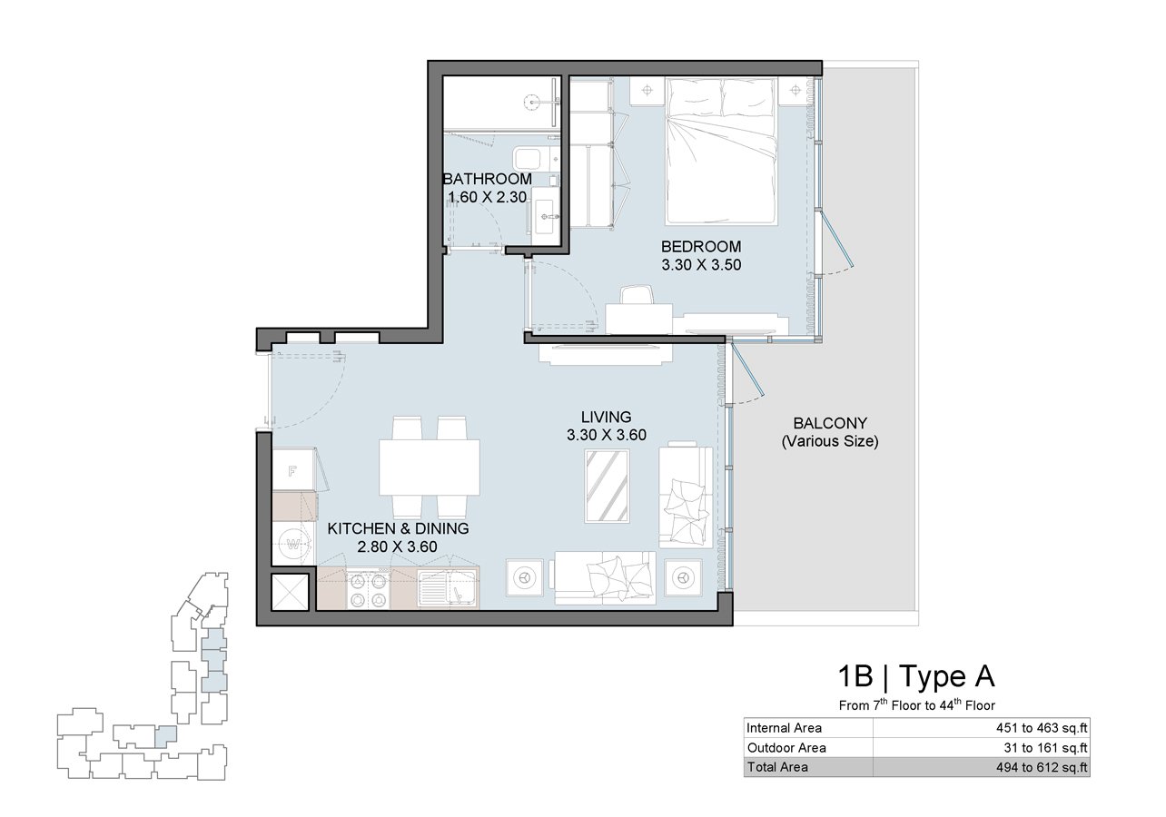 1 Bedroom
