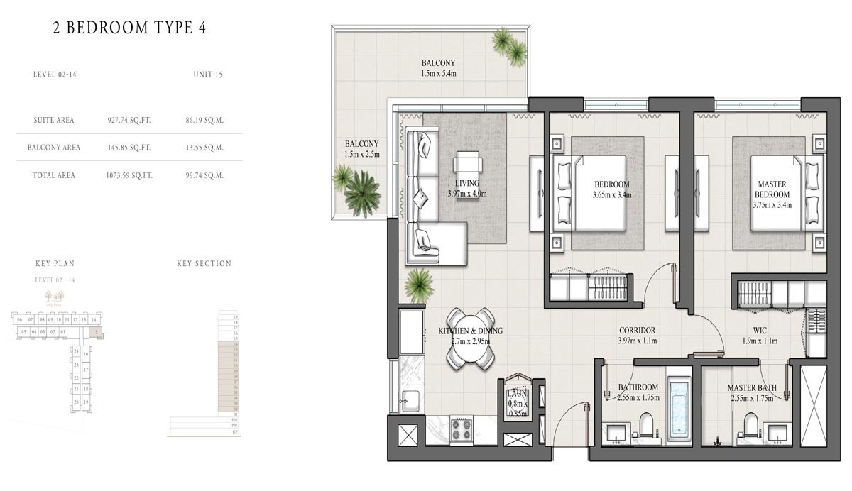 2 Bedroom