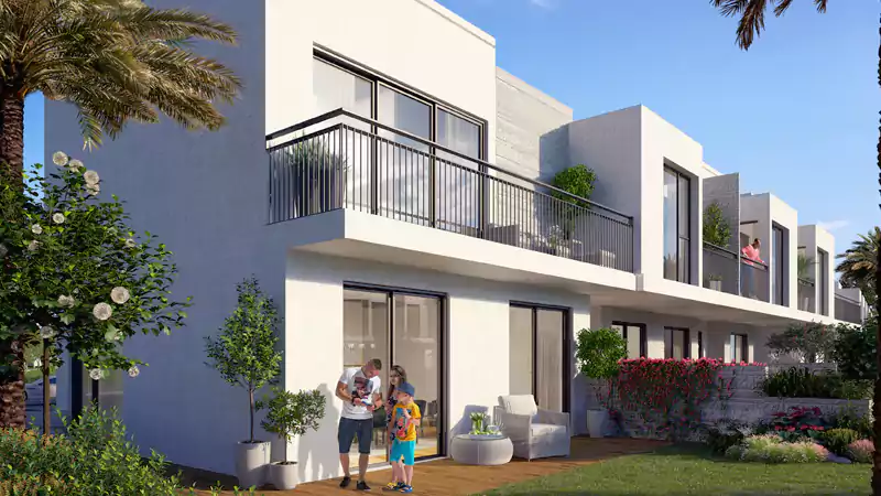 Expo Golf Villas Phase 2 at Emaar South, Dubai | Parkside 2 Detail Shot