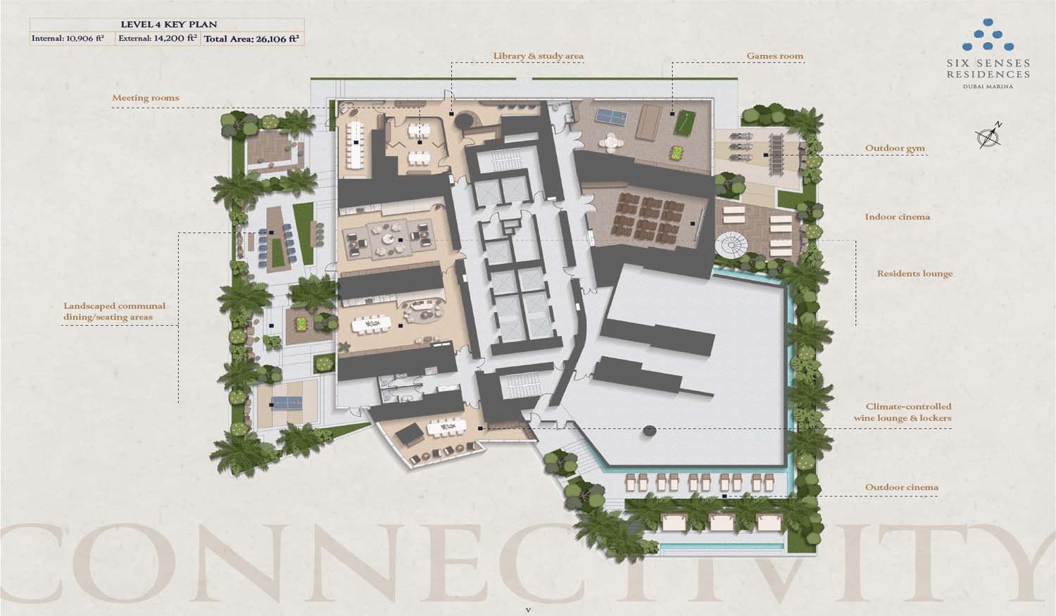 Six Senses Residences Dubai Marina by Select Group Floor Plan 1
