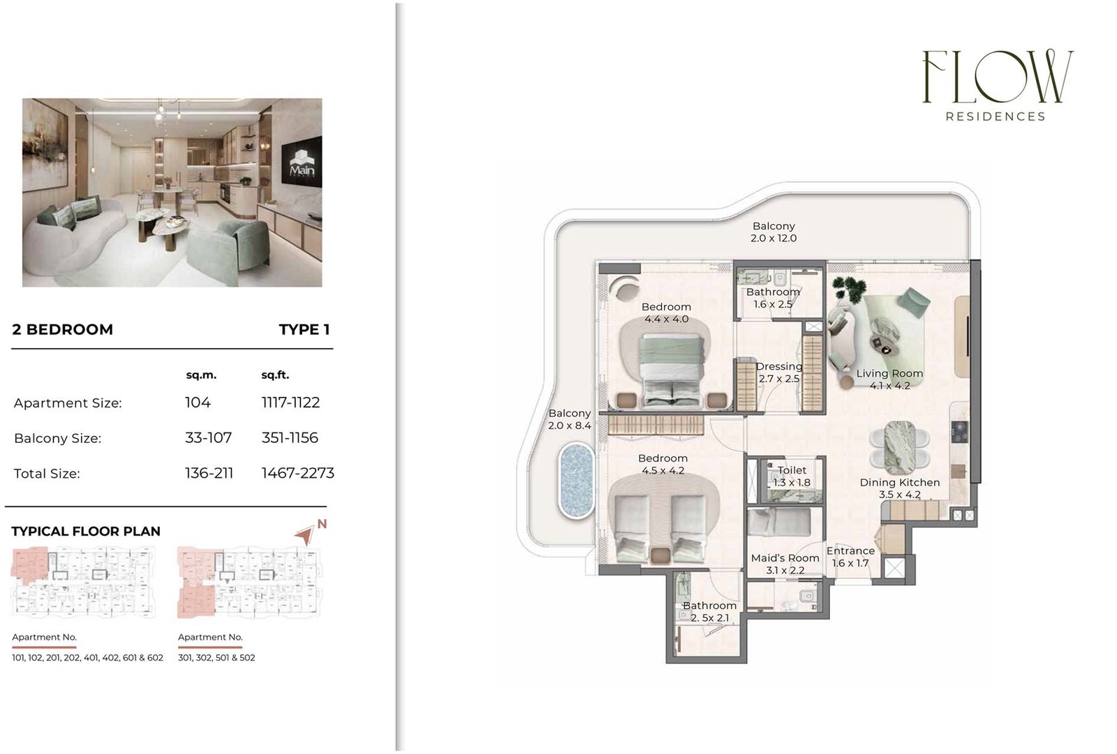 2 Bedroom