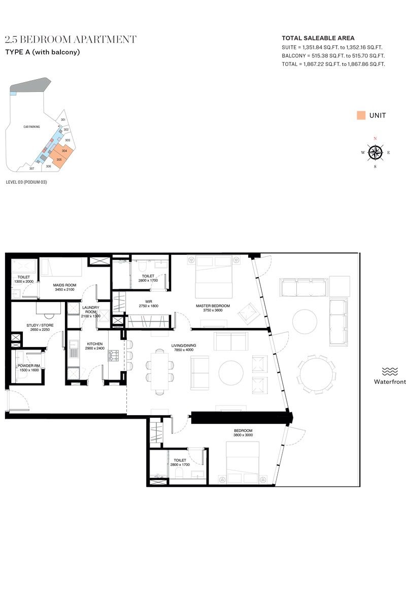 2 Bedroom Plan