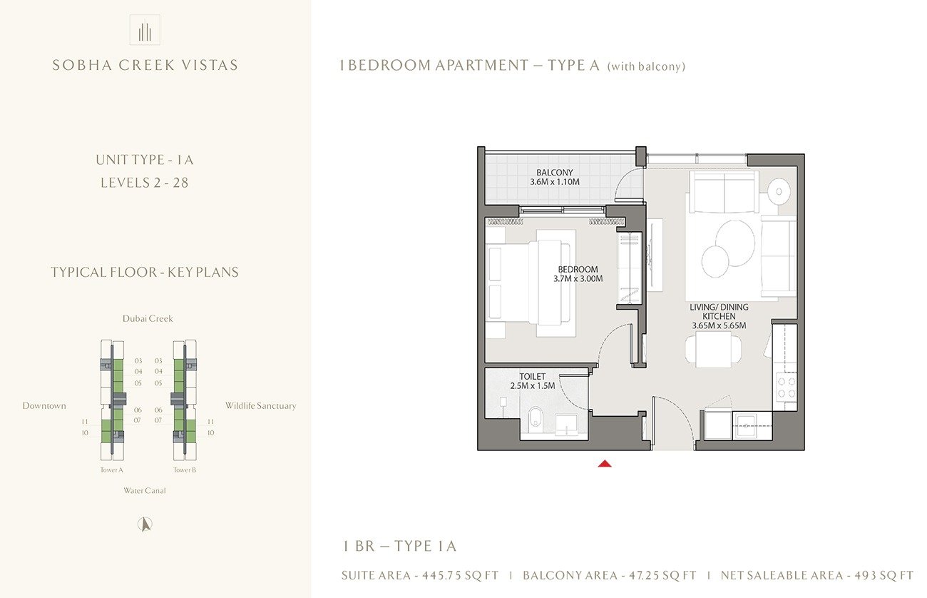 1 Bedroom Plan