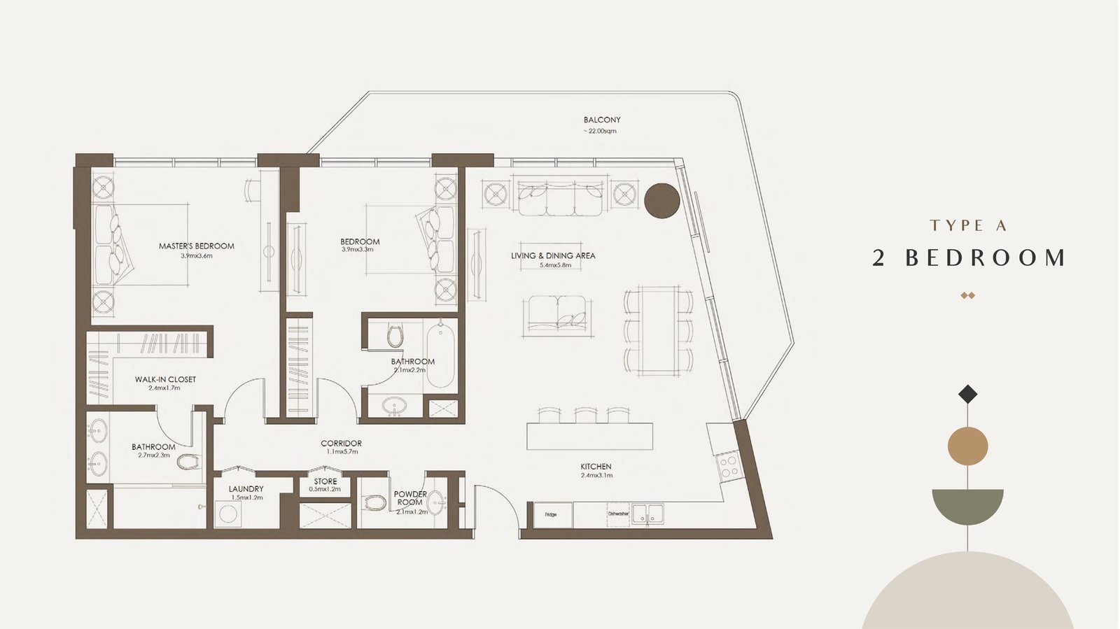 1 Bedroom Plan