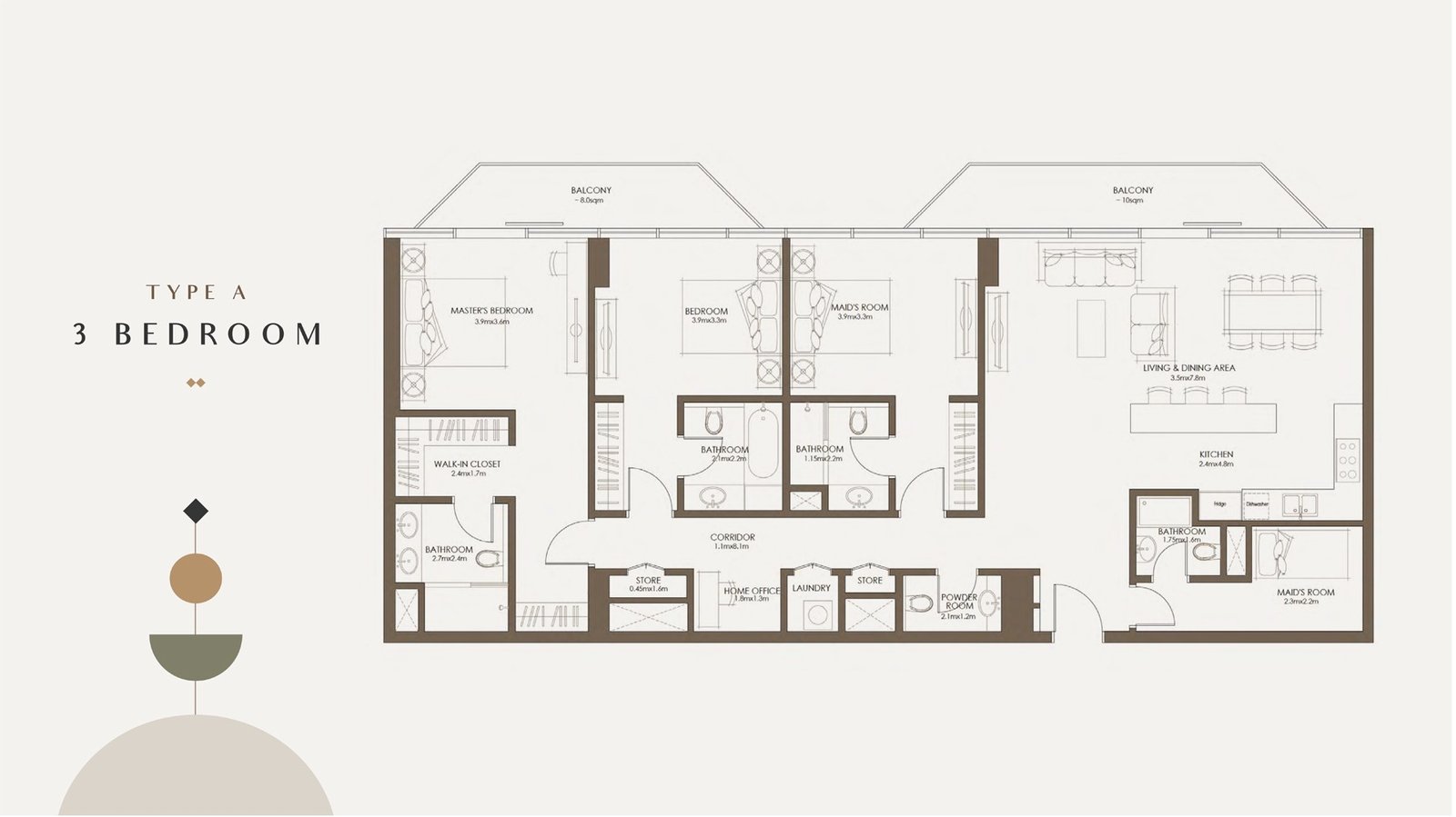 2 Bedroom Plan
