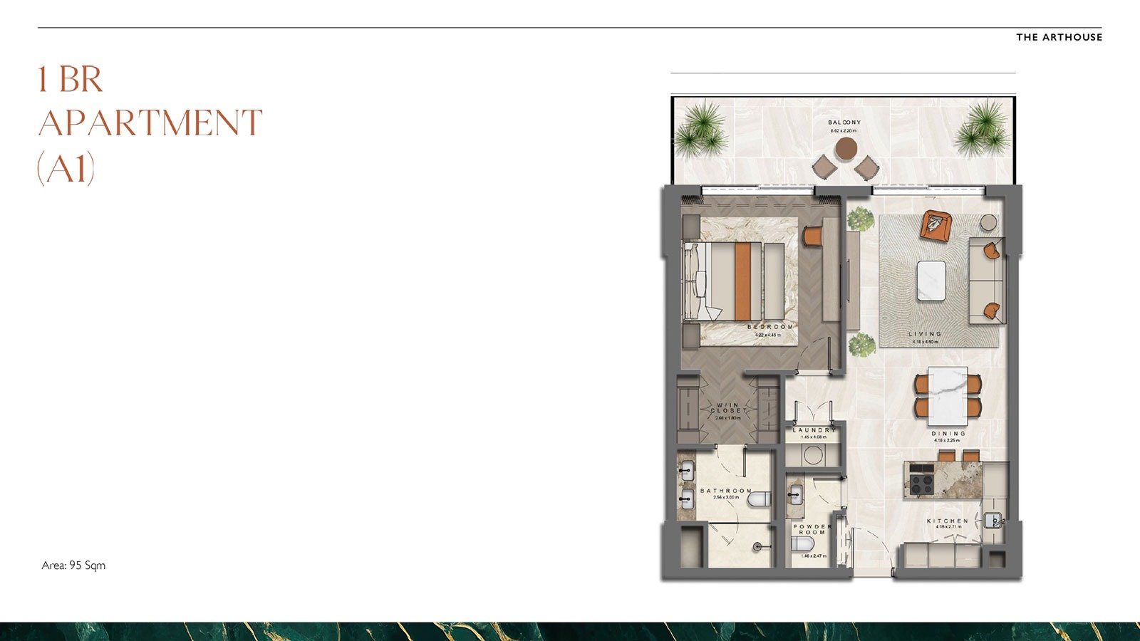 1 Bedroom Plan