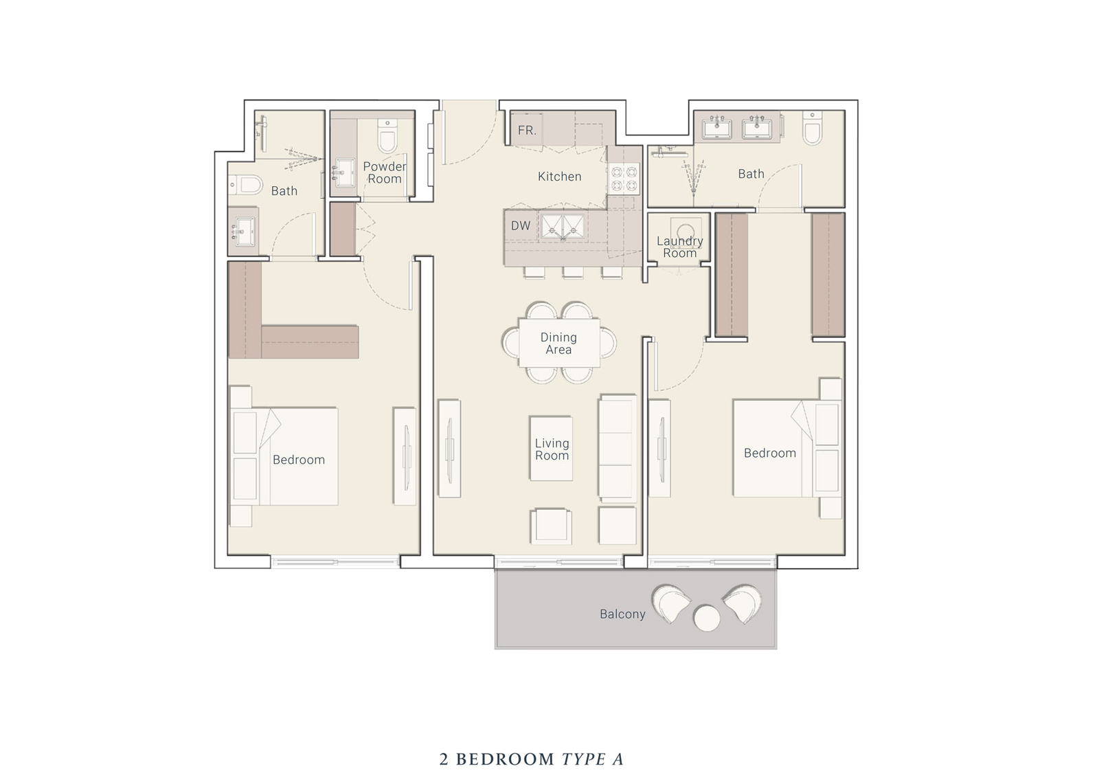2 Bedroom Plan