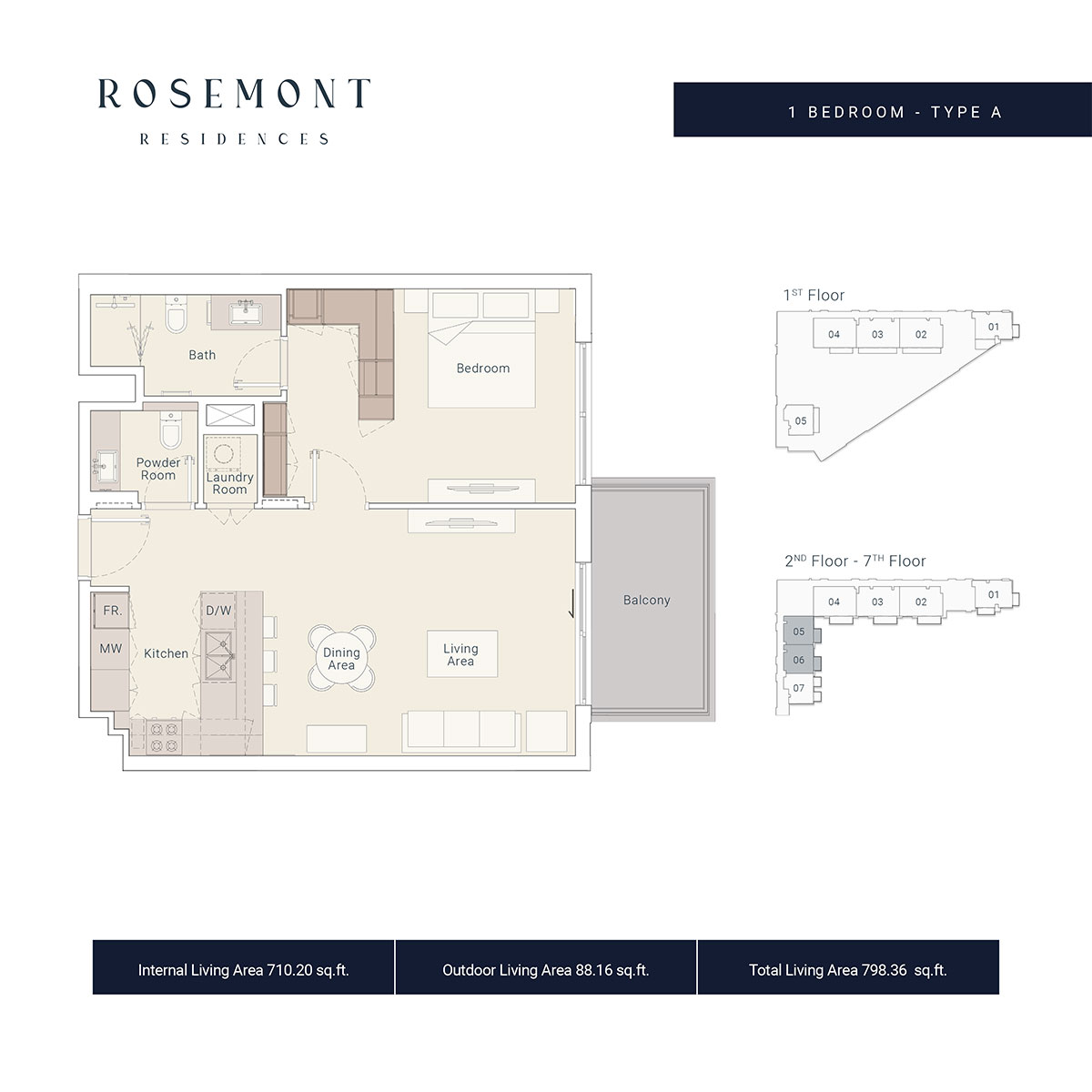 1 Bedroom Plan