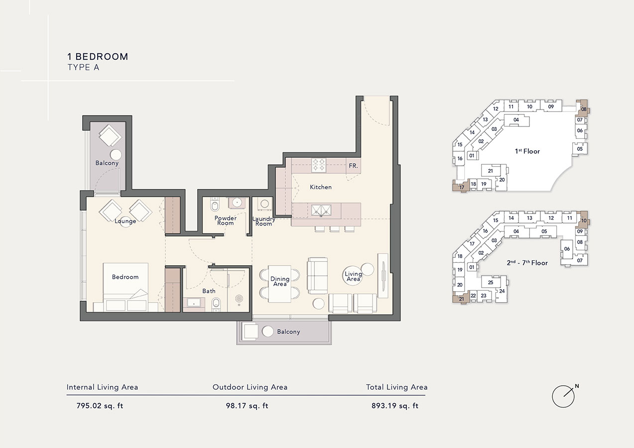 1 Bedroom Plan