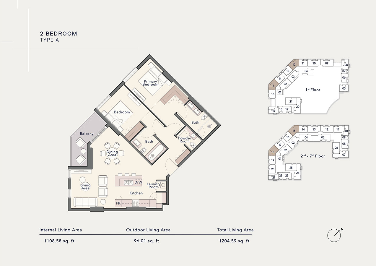 2 Bedroom Plan