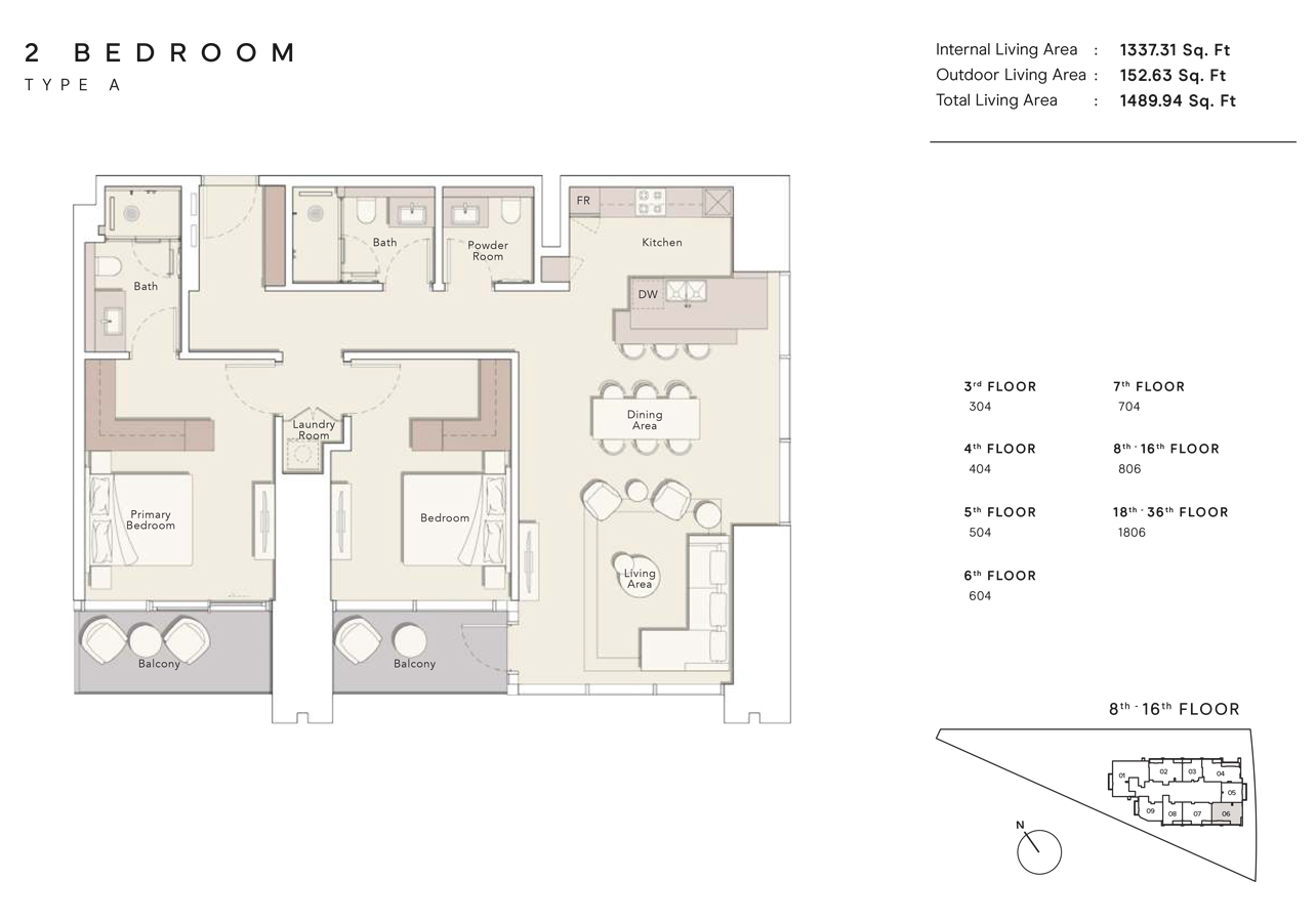2 Bedroom Plan