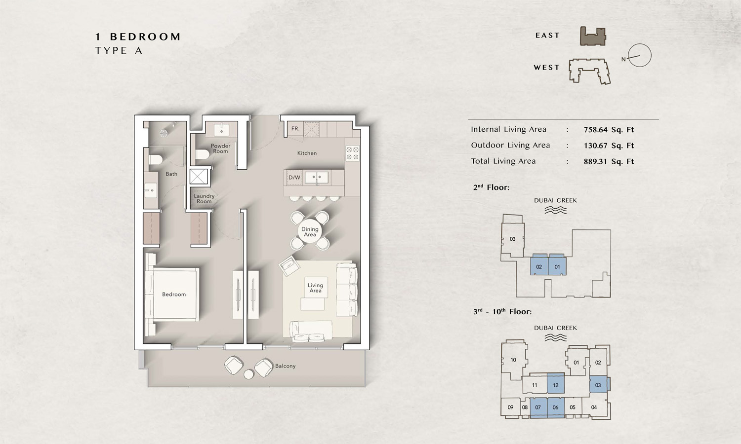 1 Bedroom Plan