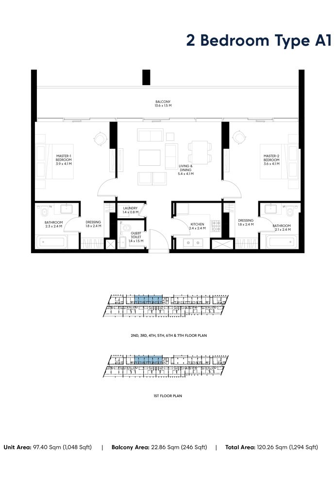 2 Bedroom Plan