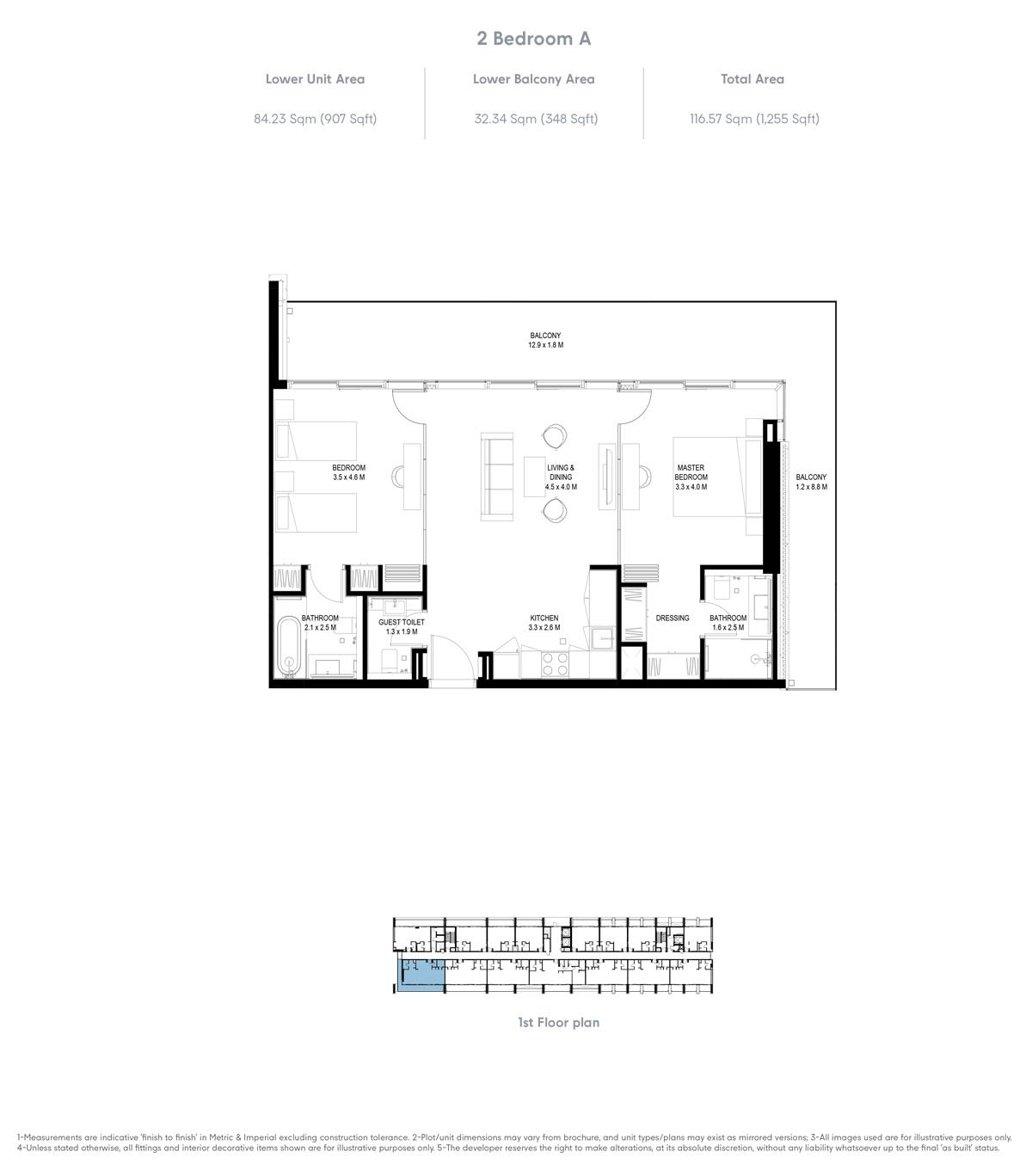 1 Bedroom Plan