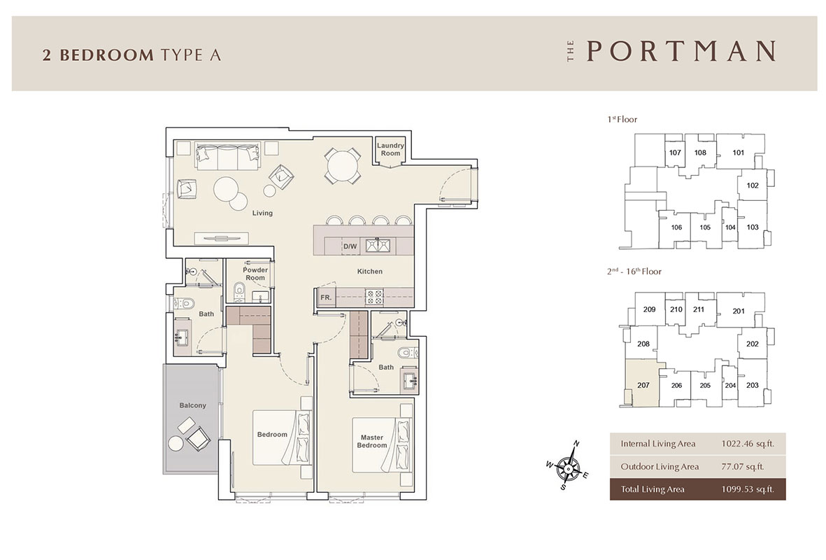 2 Bedroom Plan