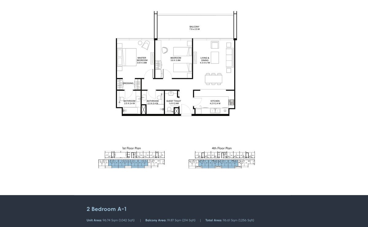 2 Bedroom Plan