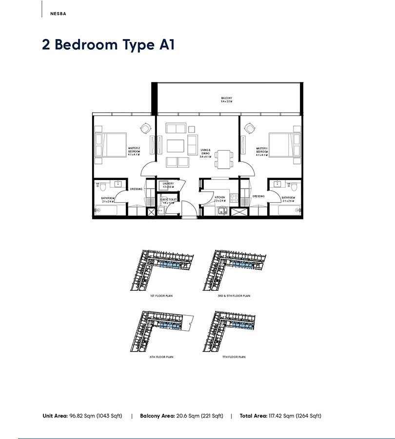 2 Bedroom Plan