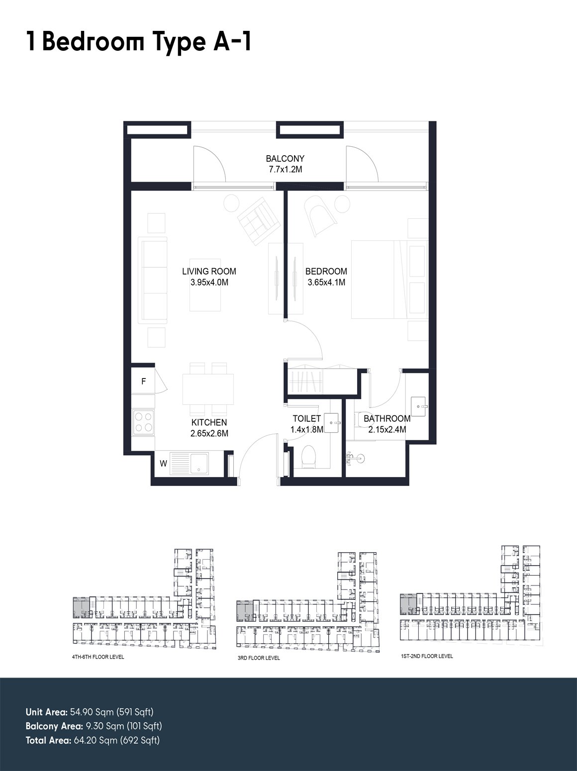 2 Bedroom Plan