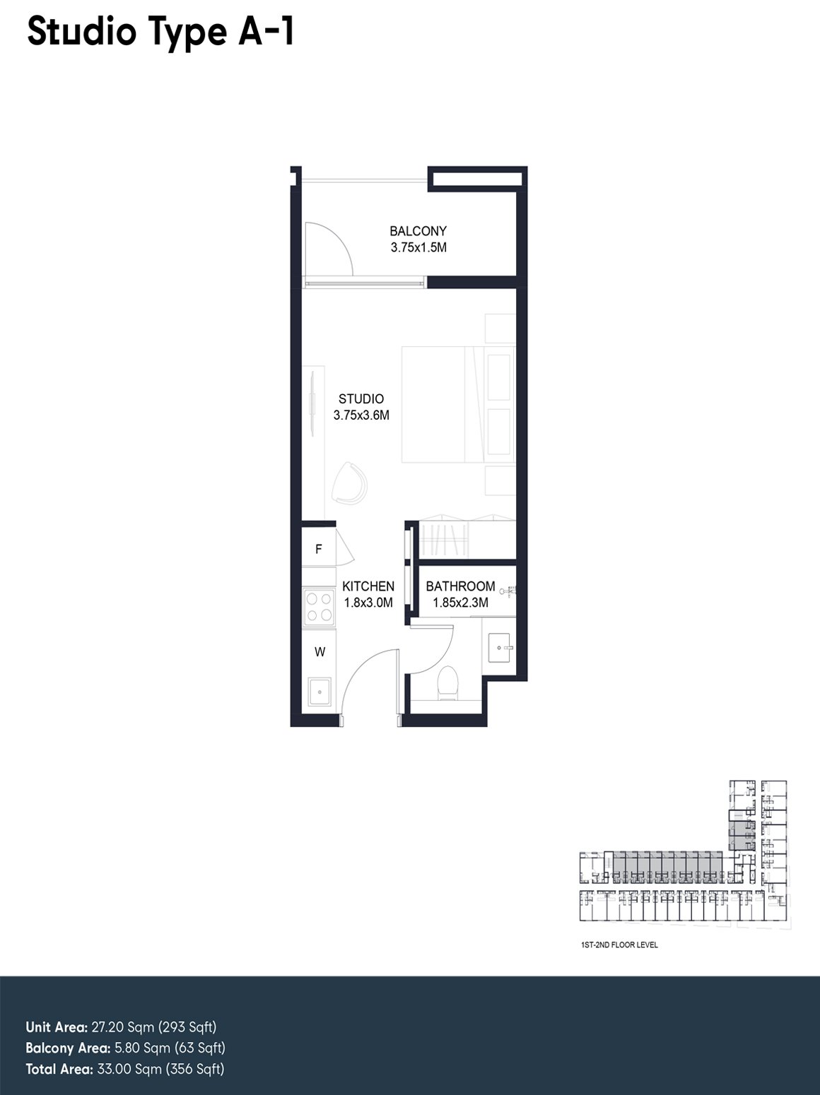 1 Bedroom Plan