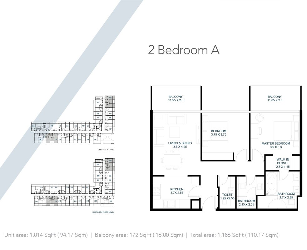 2 Bedroom Plan