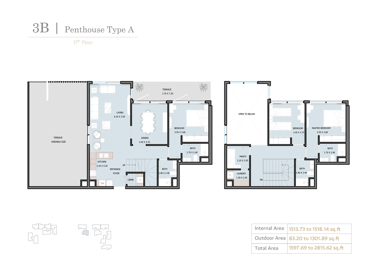 2 Bedroom Plan