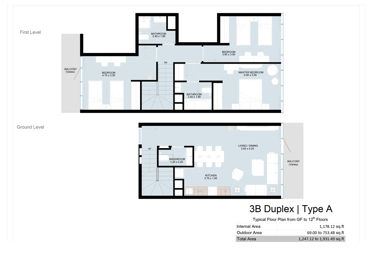 2 Bedroom Plan