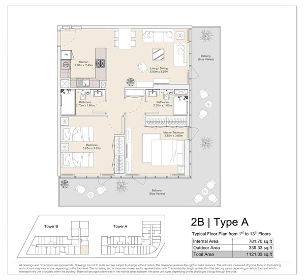 2 Bedroom Plan