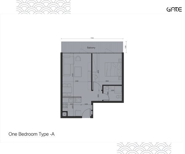 1 Bedroom Plan