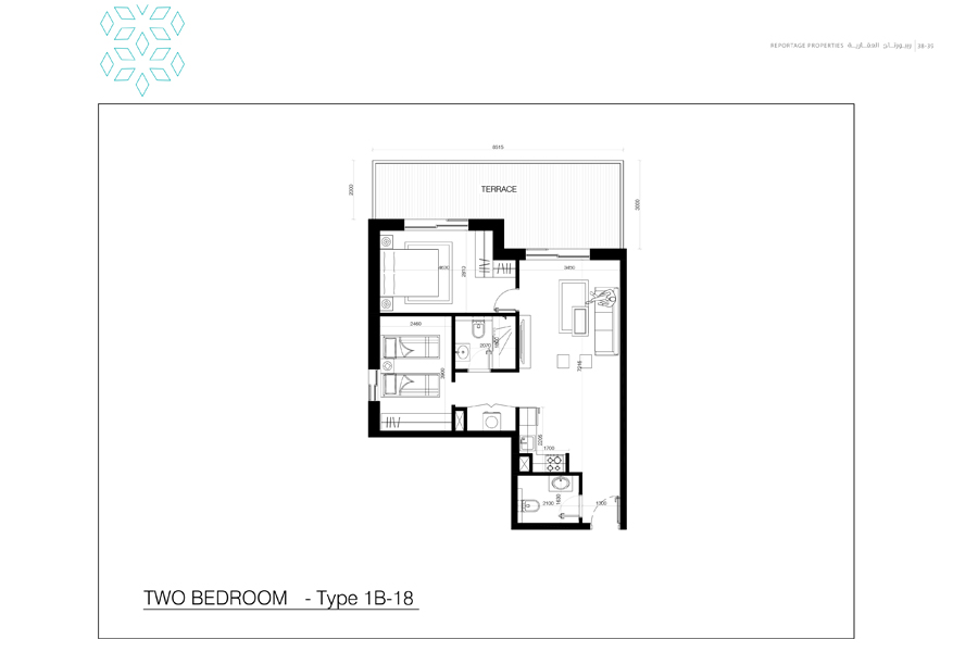 2 Bedroom Plan