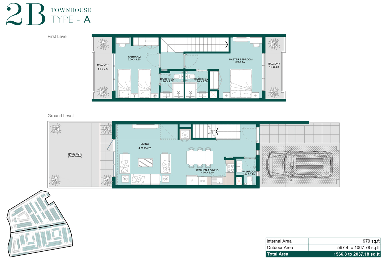 1 Bedroom Plan