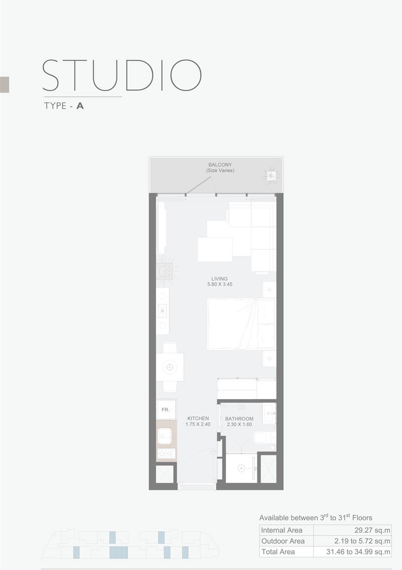 1 Bedroom Plan