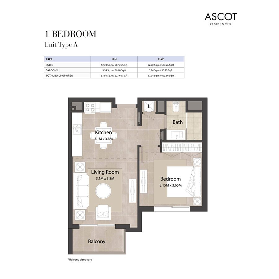 2 Bedroom Plan