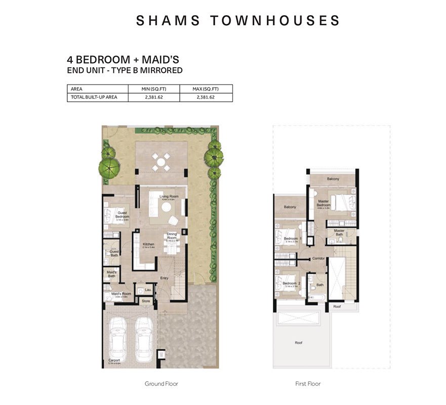 2 Bedroom Plan