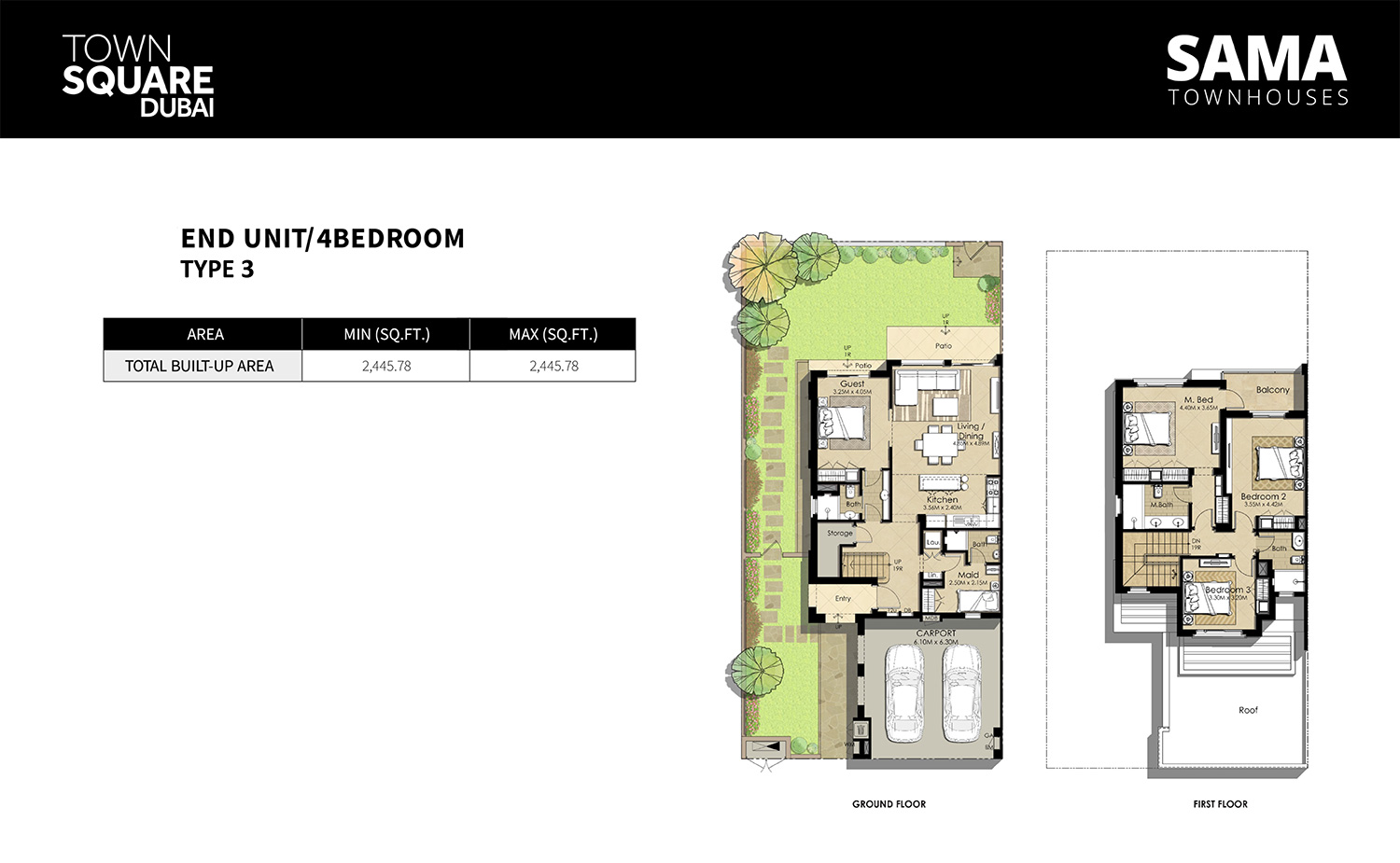 2 Bedroom Plan