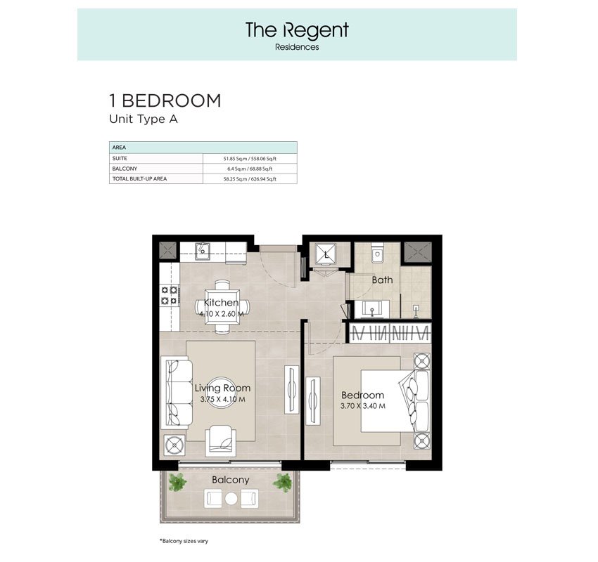 2 Bedroom Plan