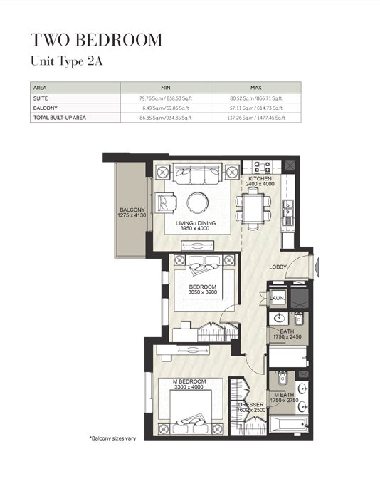 2 Bedroom