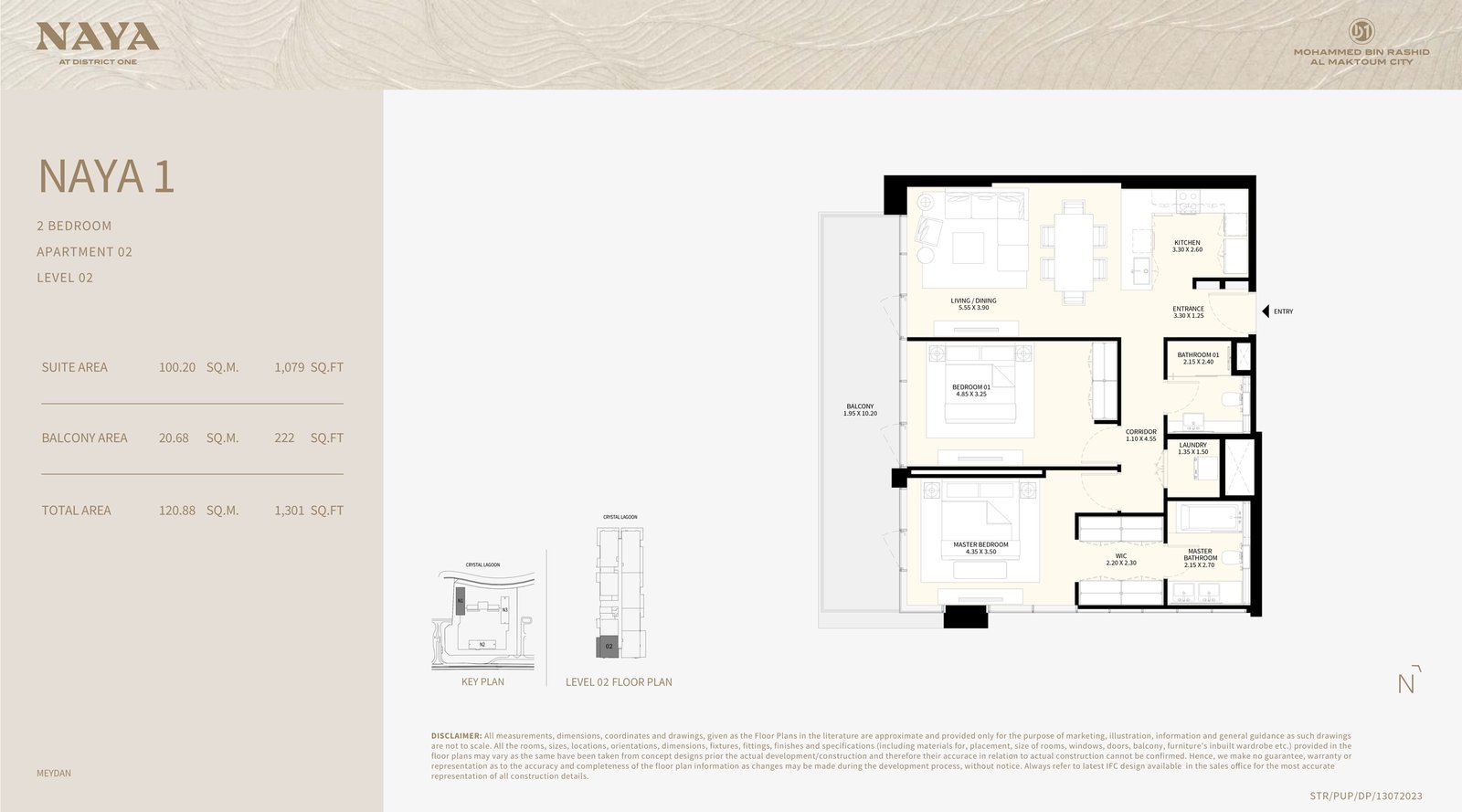 2 Bedroom Plan