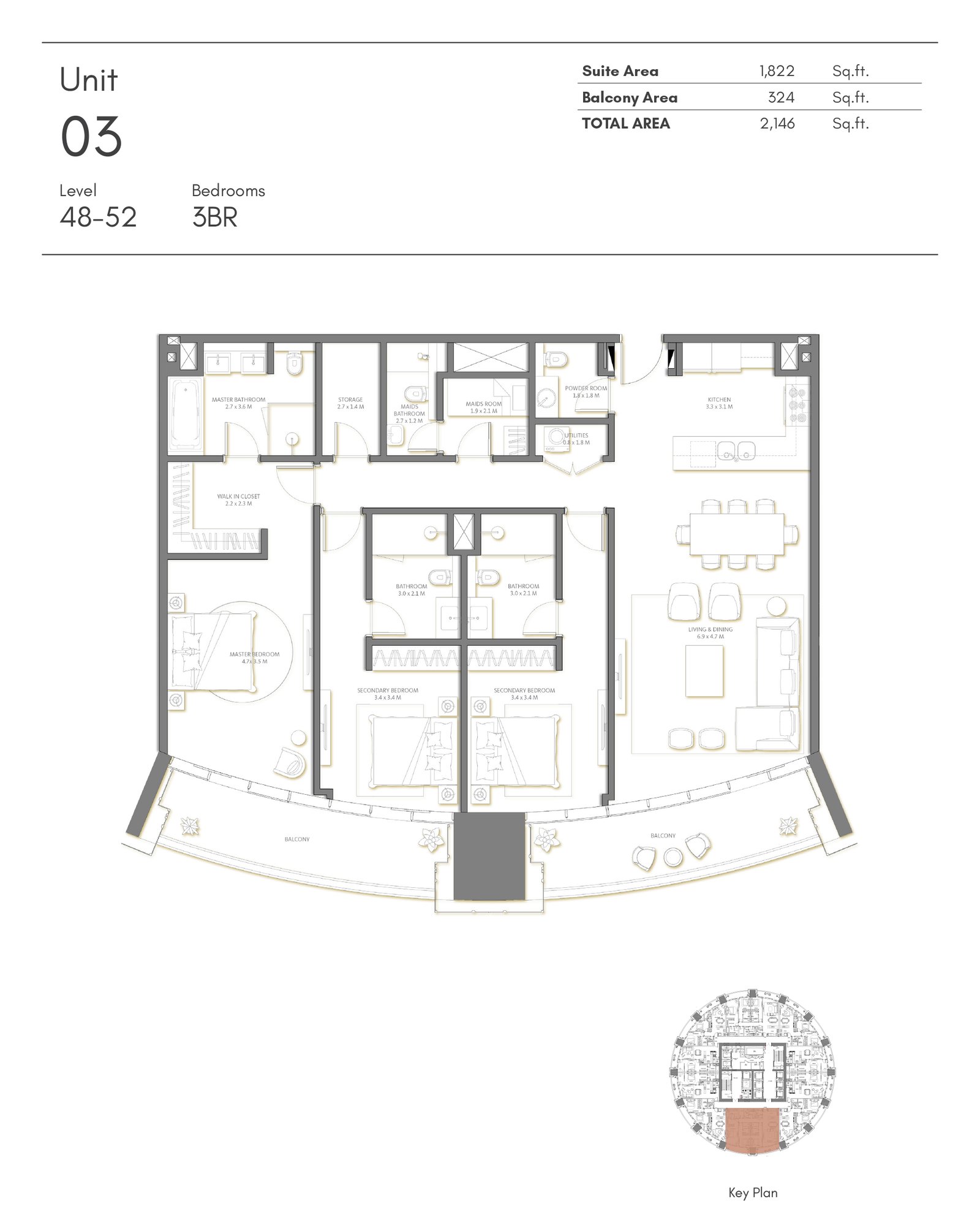 2 Bedroom Plan