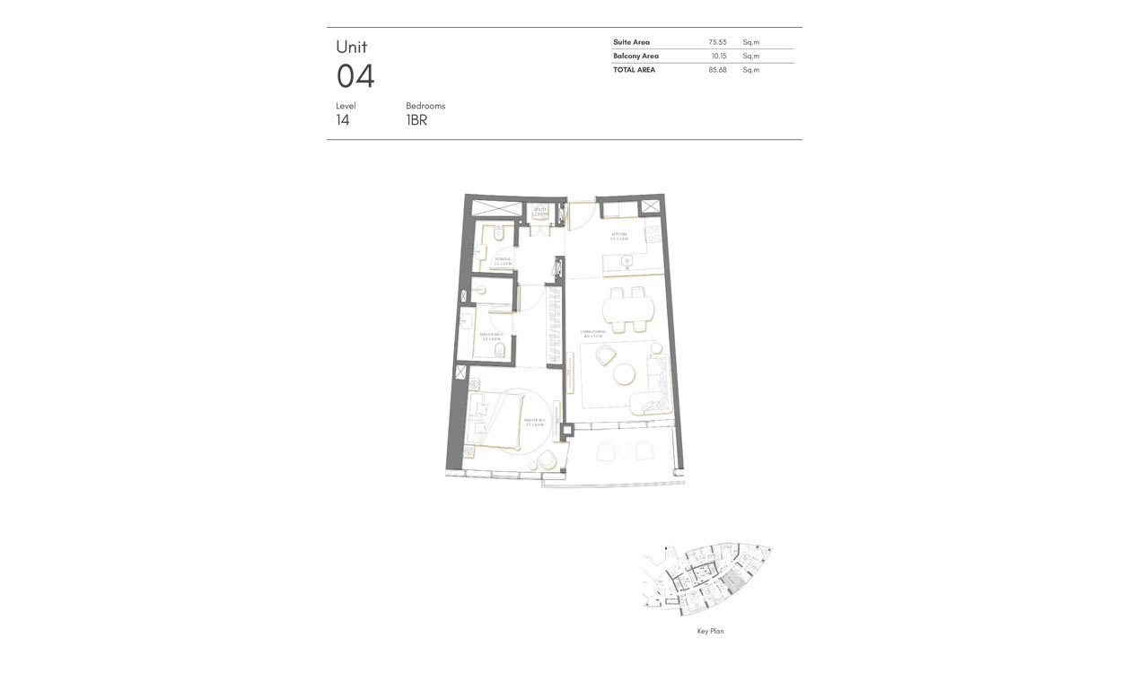 1 Bedroom Plan