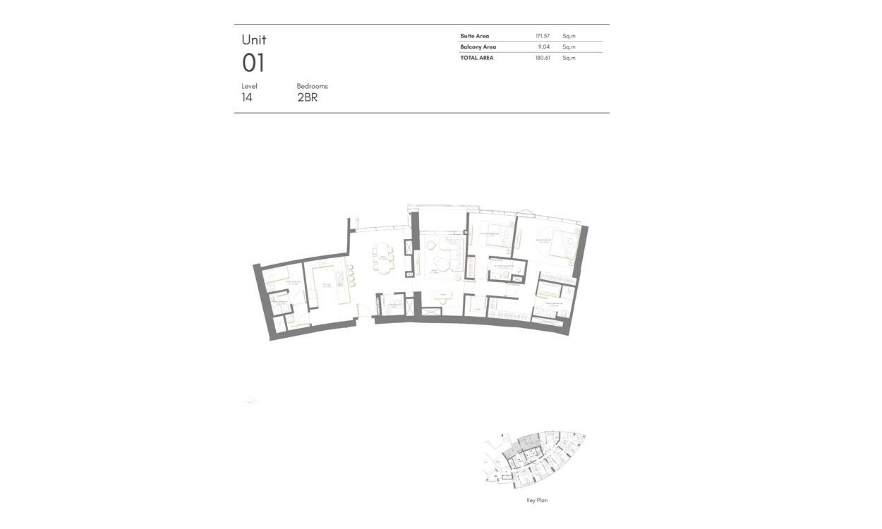 2 Bedroom Plan