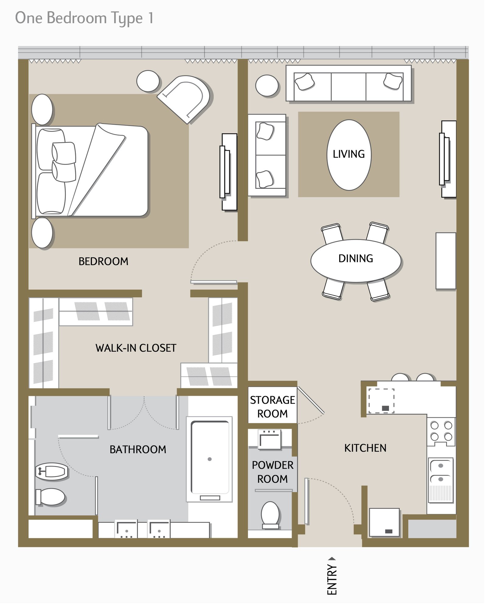 2 Bedroom Plan