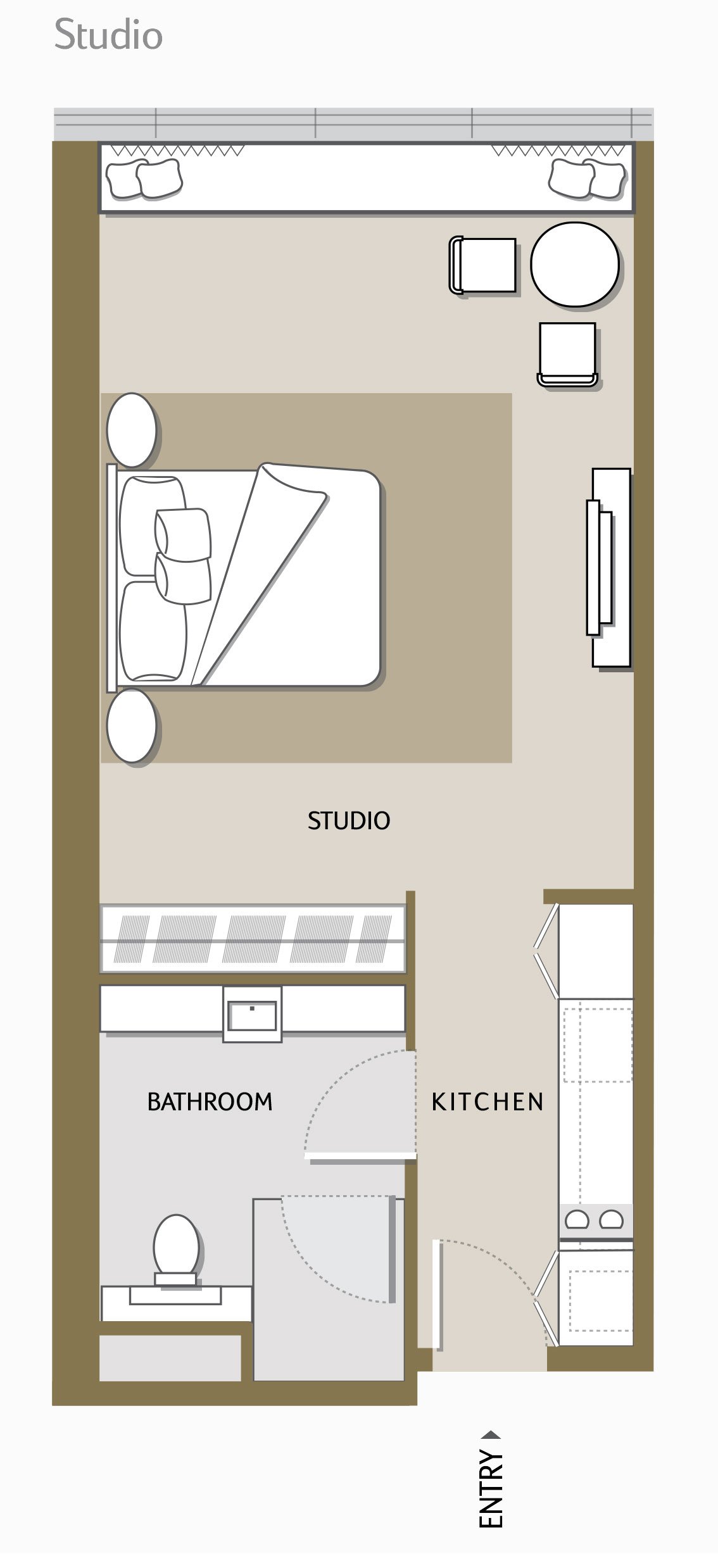 1 Bedroom Plan