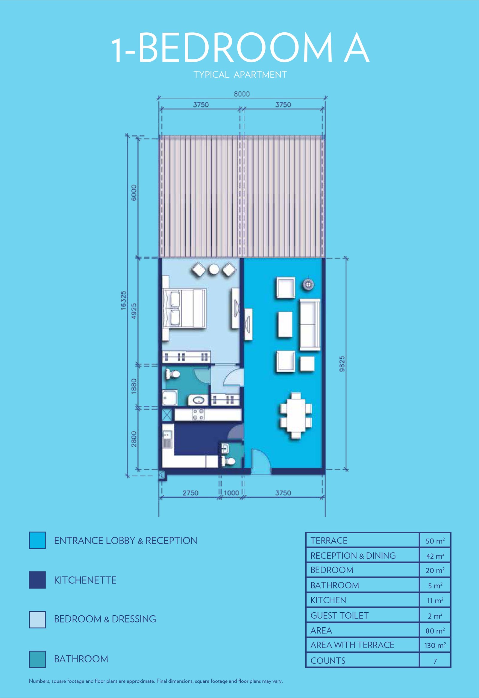 1 Bedroom Plan