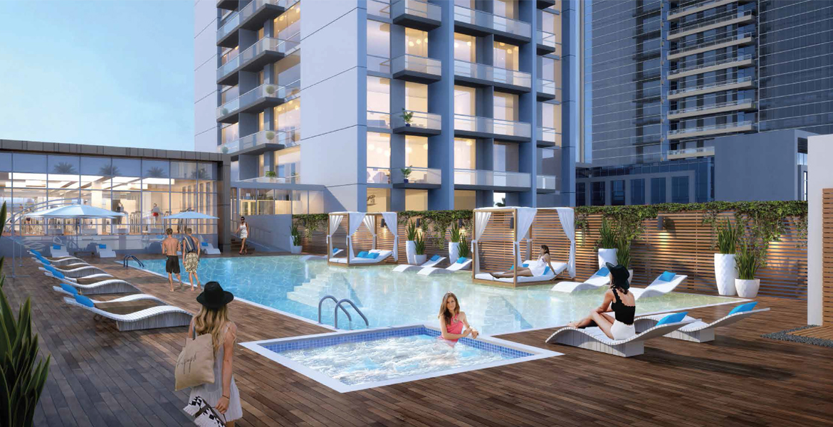 Studio One Apartments at Dubai Marina | Select Group Detail Shot