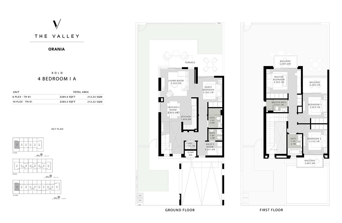 ORANIA at The Valley, Dubai Floor Plan 2