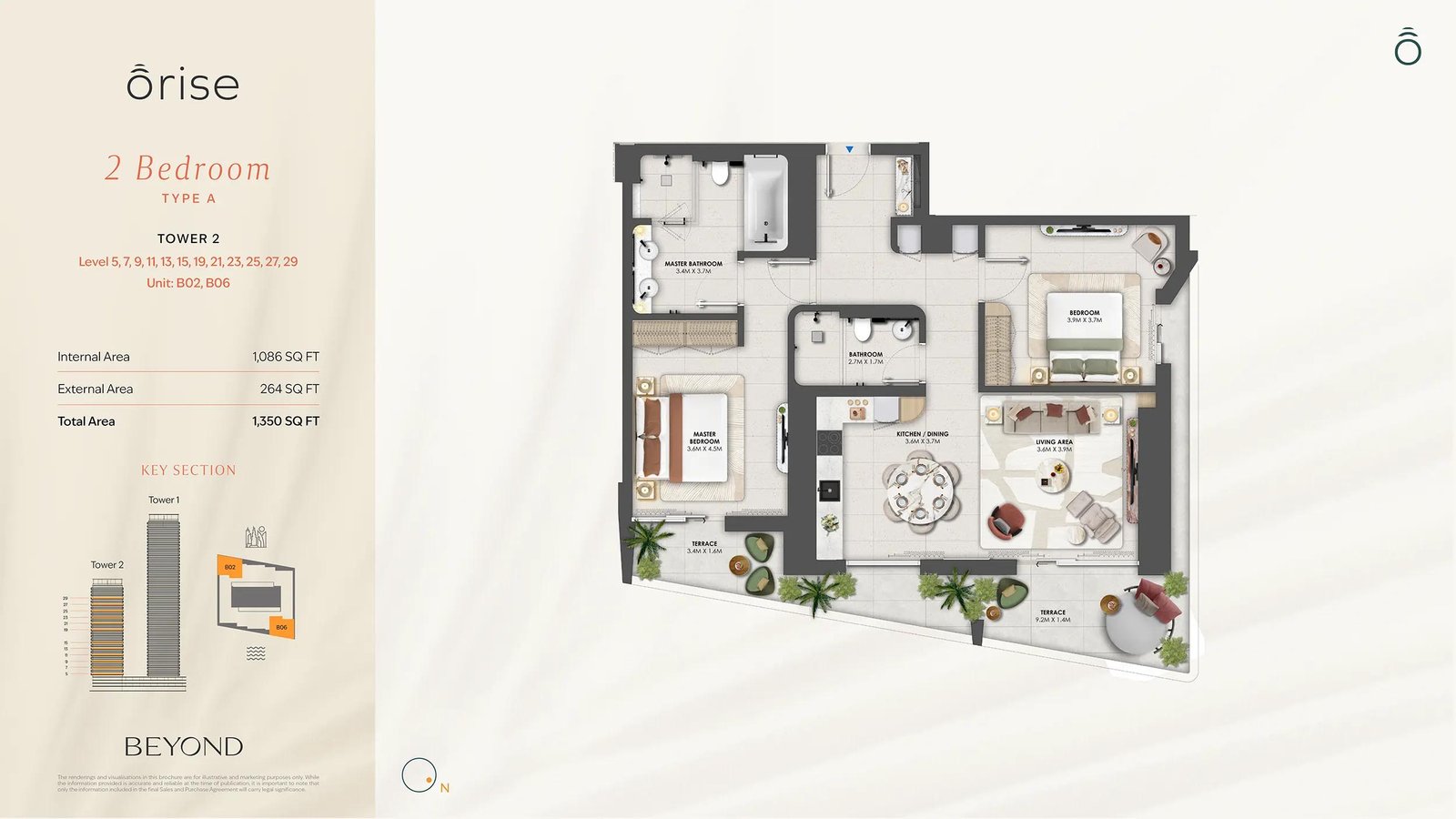 2 Bedroom