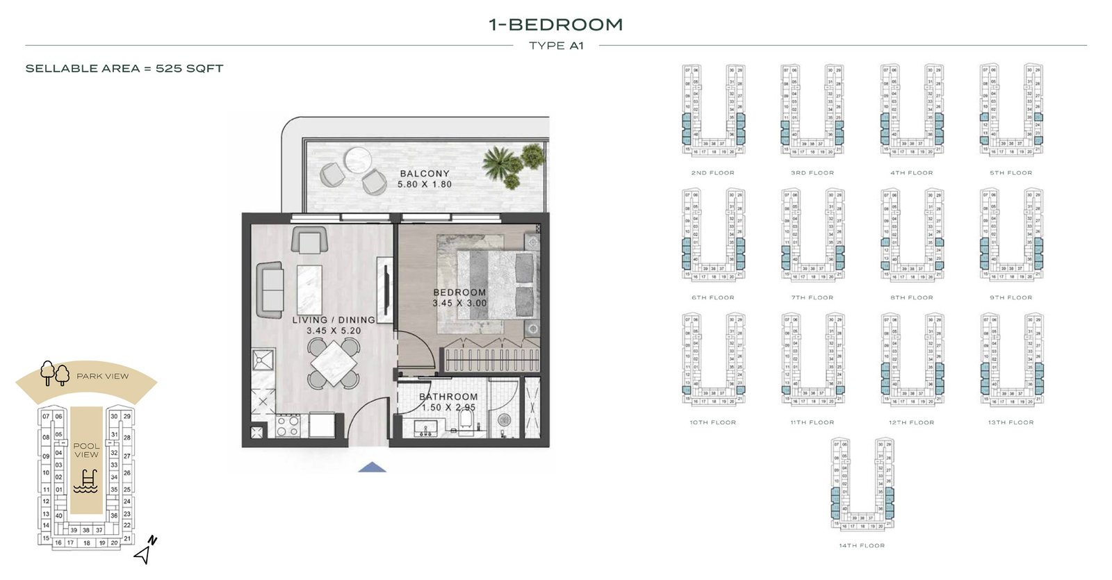 1 Bedroom