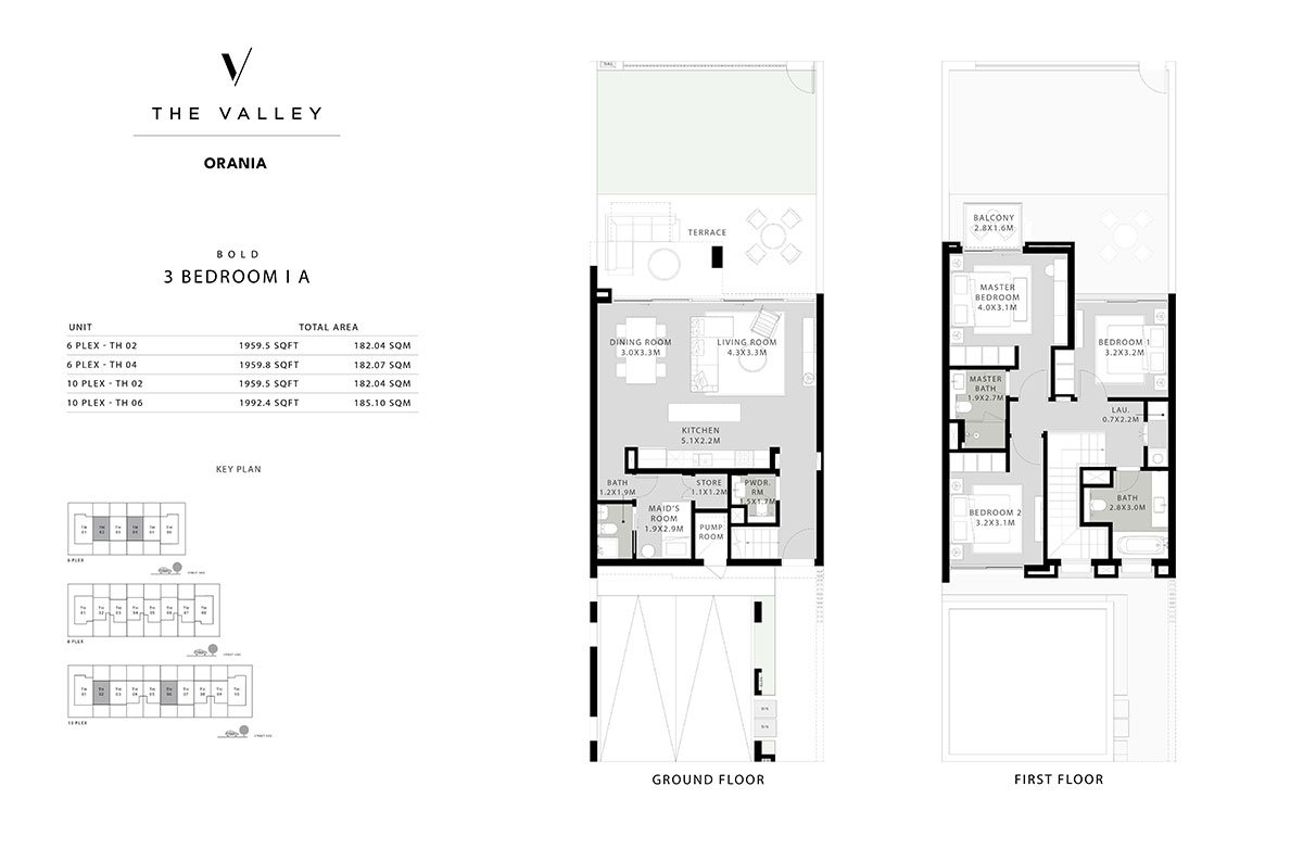 ORANIA at The Valley, Dubai Floor Plan 1