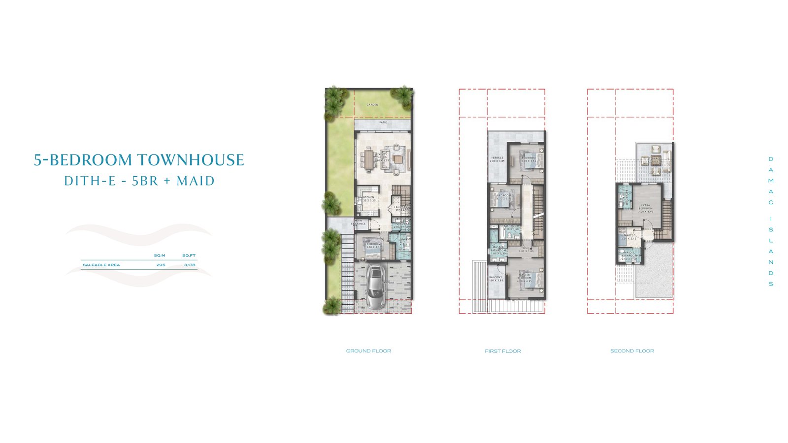 Damac Islands by Damac Properties in Dubai Floor Plan 2